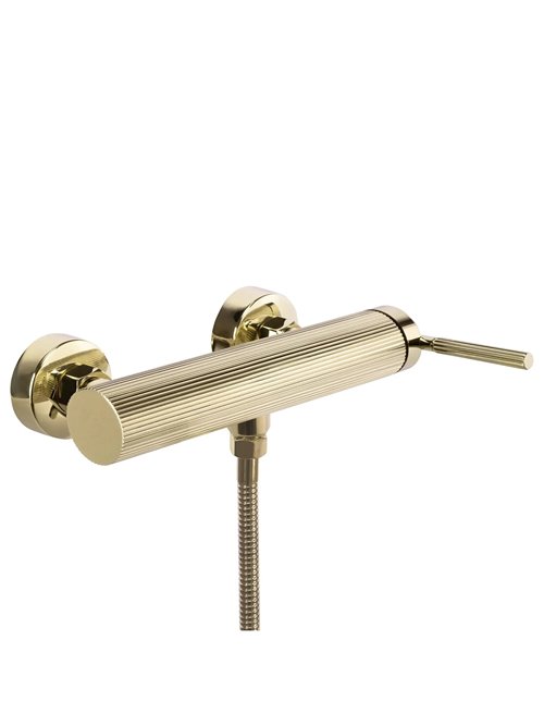 Bateria prysznicowa natynkowa Rea Argon złoty połysk