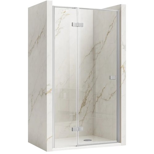 Drzwi prysznicowe uchylne 80 cm Rea Atlas chrom lewe