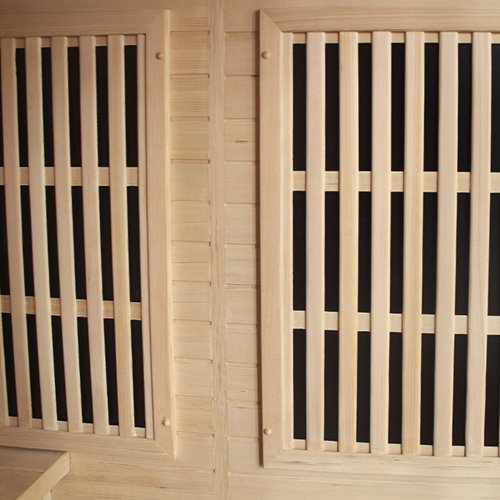 Sauna Combo na podczerwień + fińska 4-osobowa 160x160 cm Helsi3 6KW