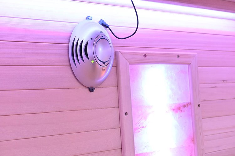 Sauna na podczerwień kamień solny + turmaliny 175X120X190CM MO-RL4ST Infrared Mazur
