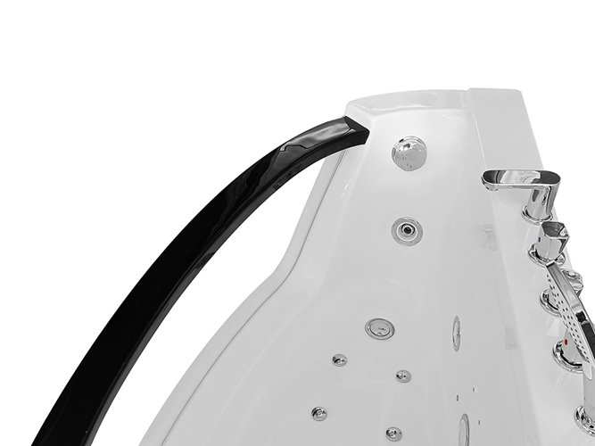 Wanna spa z hydromasażem narożna 170x85 cm MO-0076 PRAWA