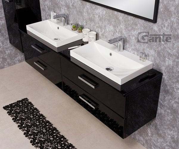 Szafka wisząca z umywalką 160/39/4 seria Fokus C