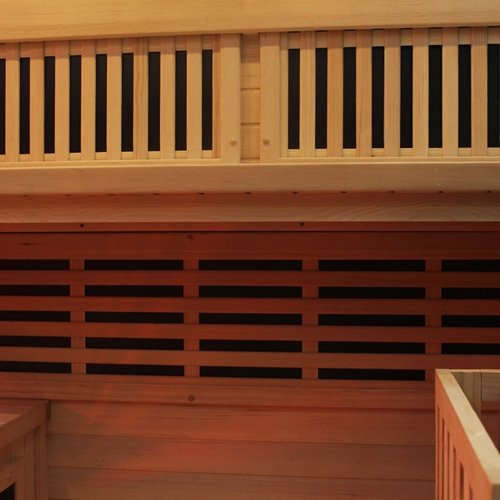 Sauna Combo na podczerwień + fińska 6 osobowa 200x200 cm Moss2 8KW