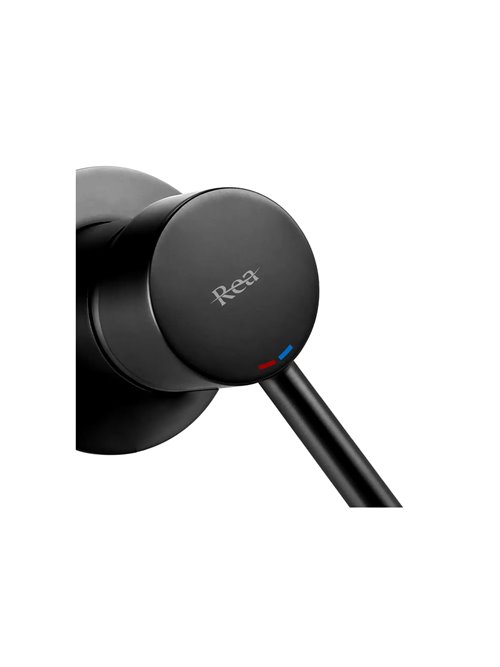 Bateria umywalkowa podtynkowa box Rea Lungo Long czarny mat