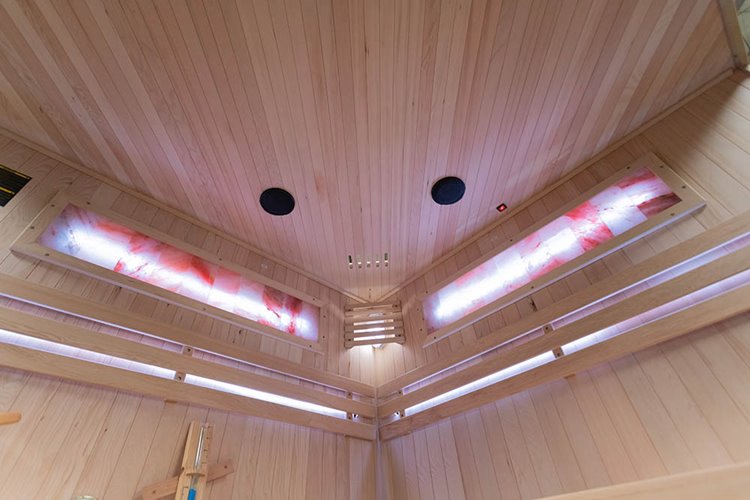 Sauna sucha fińska piec 6 KW Harvia BC60 + kamień solny 180X180X200CM MO-EA4CS Mazur