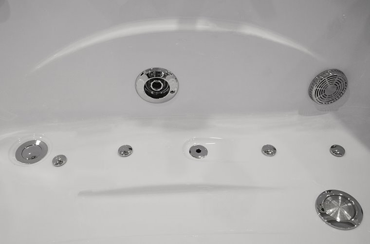 Wanna z hydromasażem Spa narożna 168x86 cm MO-1633