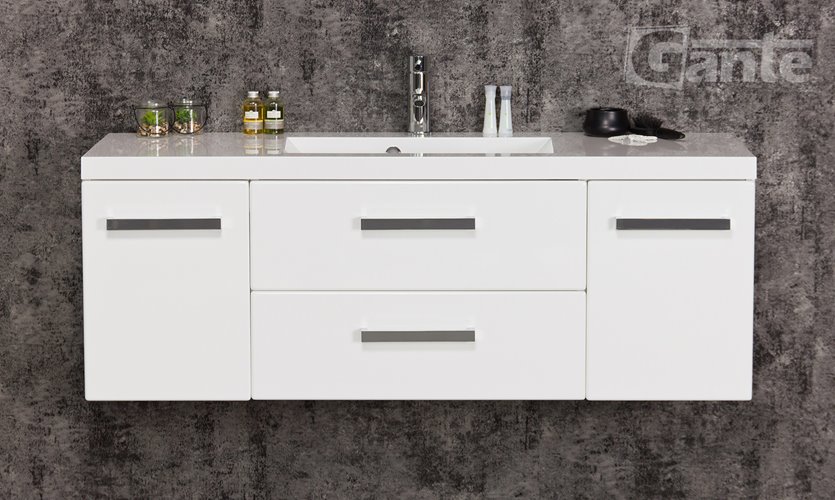 Szafka z umywalką dolomitową 120/39C seria Fokus B