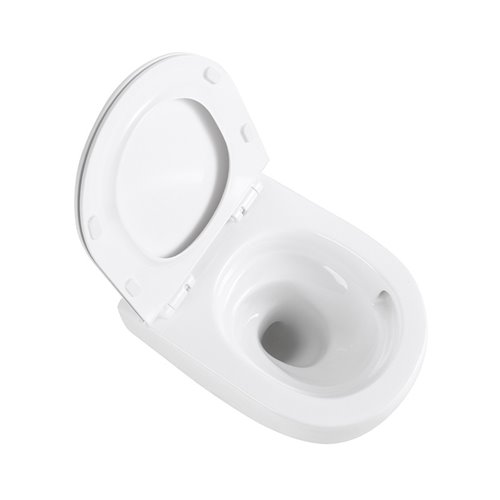 Biała miska wc wisząca Rimless LAKE-WH-TR-01 Tornado Hydrosan