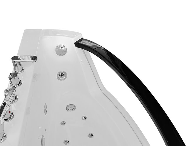 Wanna spa z hydromasażem narożna 170x85 cm MO-0076 LEWA