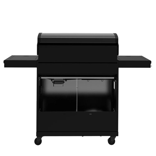 Grill gazowy ZEUS-D kolor czarny ruszt żeliwny moc 17,5 kW + pokrowiec + palnik boczny + LED zdjęcie 14