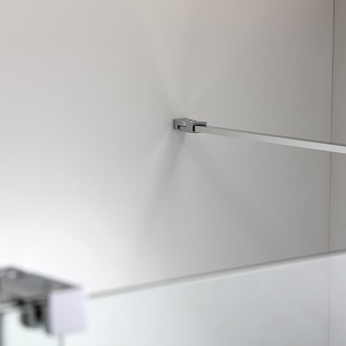 Drzwi prysznicowe rozsuwane szkło 8 mm szerokość 140 cm ASTRA-CH-DUO-140