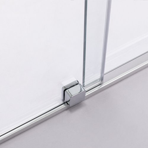 Drzwi prysznicowe rozsuwane szkło 8 mm 90 cm ASTRA-CH-A-90 zestaw