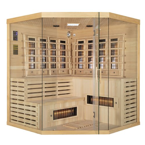 Sauna na podczerwień 180X180X200CM MO-EA4CR Infrared Mazur