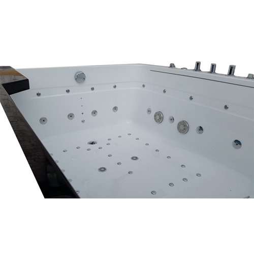 Wanna z hydromasażem prostokątna 170x130 cm Tugela-BL