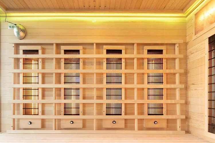 Sauna na podczerwień 4 osobowa + kamienie solne 175X140X200CM MO-EP4RSP Infrared Mazur