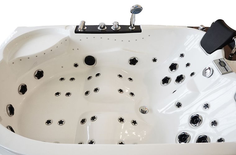 Wanna spa z hydromasażem asymetryczna 180x122 cm MUS-1062 PRAWA
