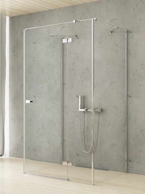 Kabina prysznicowa przyścienna 100x80 prawa EXK-1258 Reflexa New Trendy