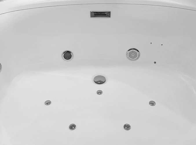 Wanna z hydromasażem narożna 150x150 cm MO-0073