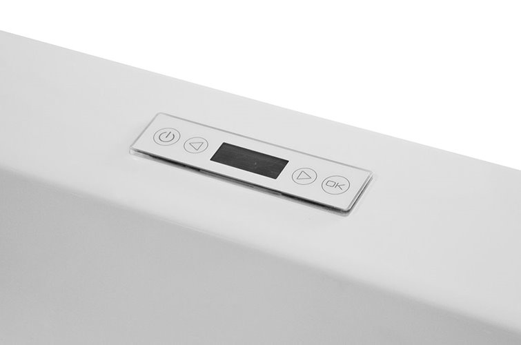 Wanna z hydromasażem przyścienna 176x85 cm MO-0054