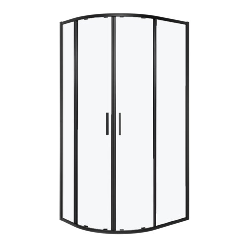 Kabina prysznicowa asymetrczyna 100x80 Solid RA BL Kerra