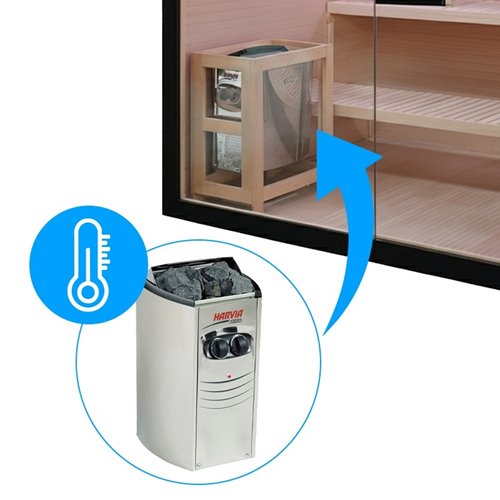 Piec Harvia 4,5 kW w saunie