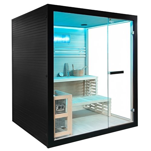 Sauna wysokotempSzklane drzwi eraturowa 150x140 cm