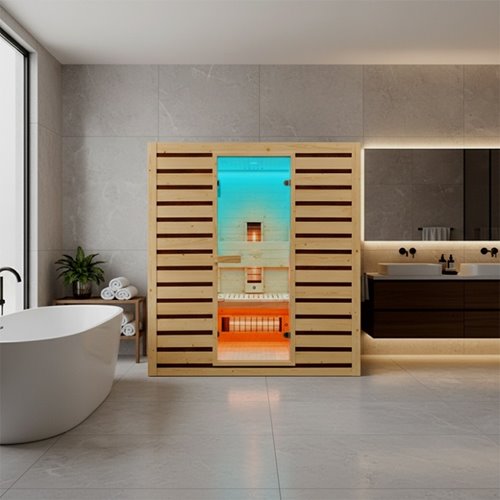 Sauna rodzinna z promiennikami