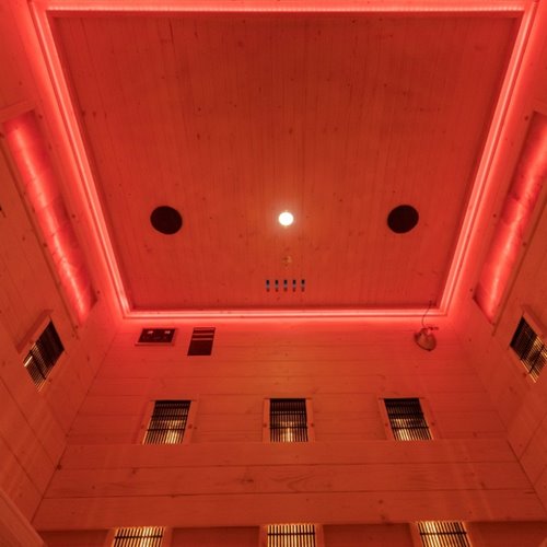Sauna na podczerwień infrared do domu sucha 5-osobowa 180x150 cm Tromso-4 230V zdjęcie 18