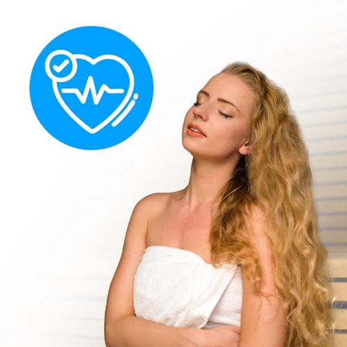 Sauna na podczerwień infrared sucha 2-osobowa 90x90 cm Tromso-1 230V zdjęcie 5