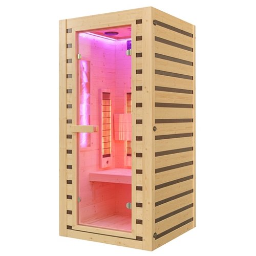 Drewniana sauna do domowego SPA