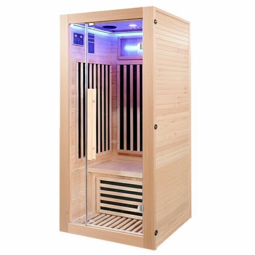 Sauna na podczerwień sucha 2-osobowa 90x90 cm ALTA1-CRB Infrared zdjęcie 22