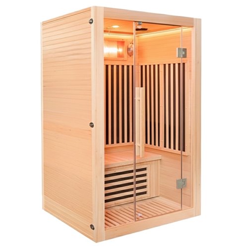 Drewniana sauna sucha 120x105 cm