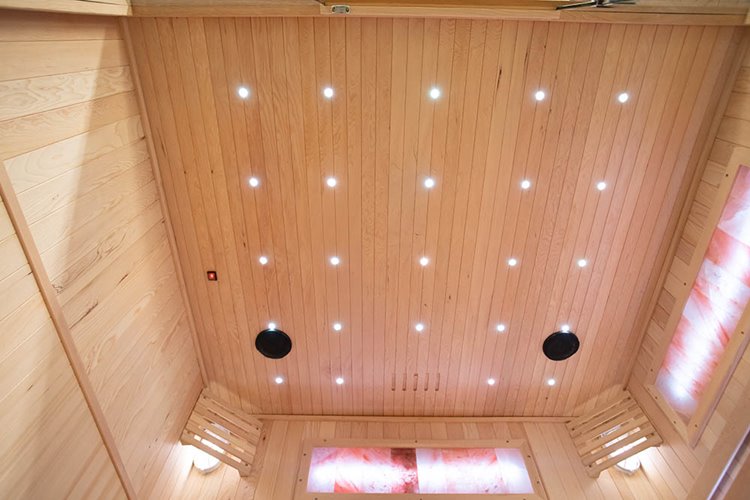 Sauna sucha fińska piec 6 KW Harvia BC60 + kamień solny 180X160X200CM MO-EA4-I Mazur