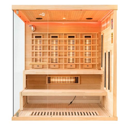 Sauna na podczerwień 4 osobowa + kamienie solne 175X140X200CM MO-EP4RSP Infrared Mazur