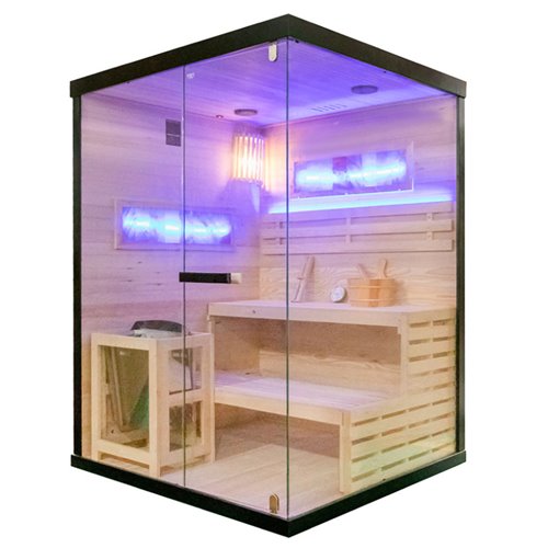 Sauna fińska 4 osobowa wysokotemperaturowa 4,5KW Harvia 140x150 cm Lark3