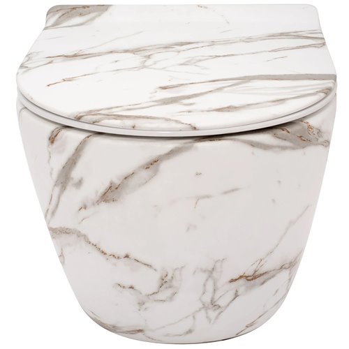 Misa wc wisząca Carlos Rimless Slim Lava Mat Rea