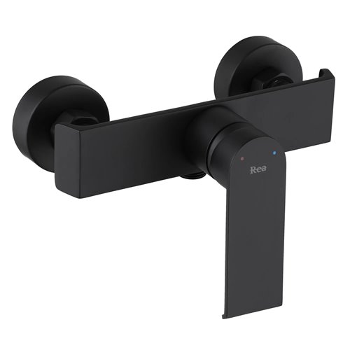 Czarna bateria prysznicowa Hass Rea Black