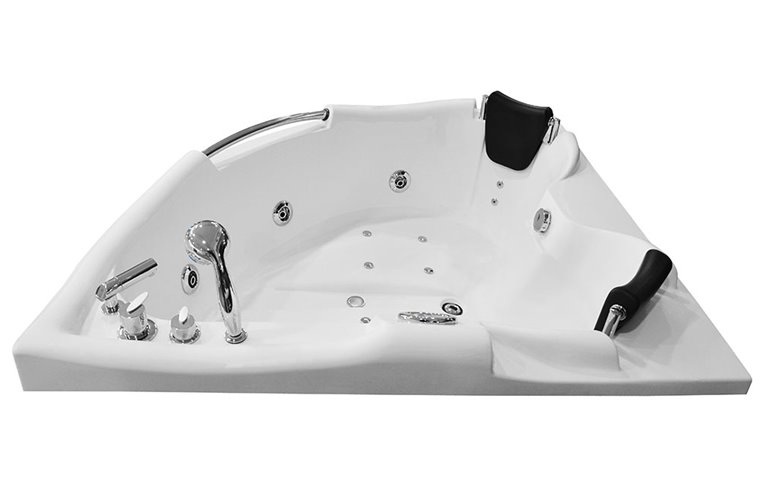 Wanna łazienkowa Spa z hydromasażem narożna 150x150 cm MO-0311