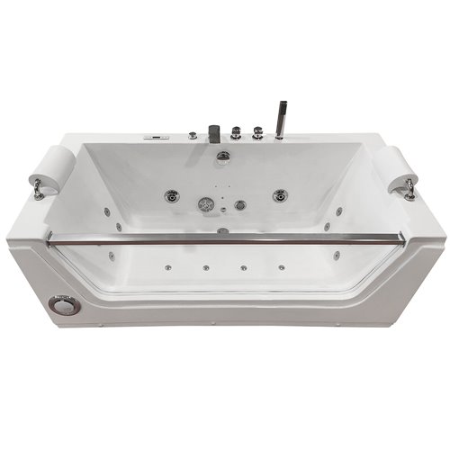 Wanna z hydromasażem przyścienna 176x85 cm MO-0054