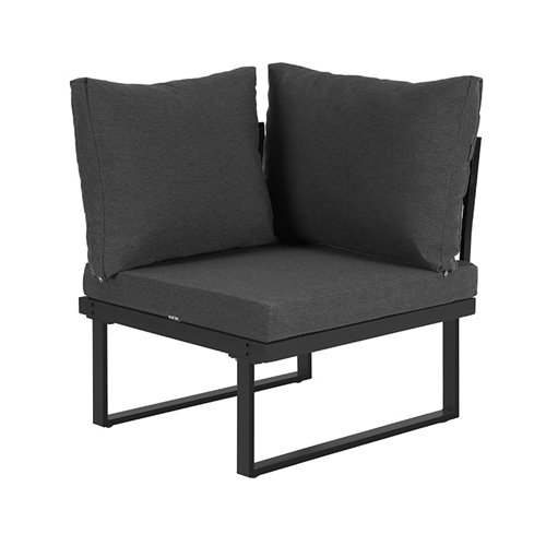 Zestaw mebli ogrodowych metalowych stół i narożnik Toba zdjęcie 10