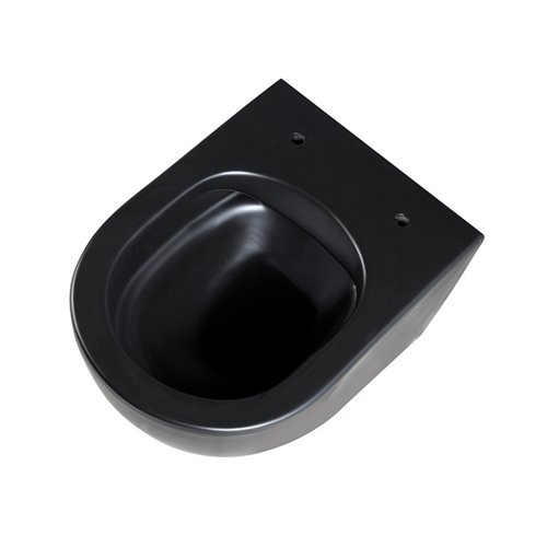 Czarna miska wc wisząca złoty rant Rimless 3.0 PEAK-MTB-GL-RIM-02 Hydrosan