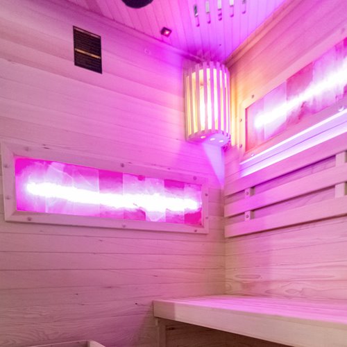 Sauna fińska pięciokątna 2 osobowa wysokotemperaturowa 3,5KW Harvia 120x120 cm Lark2