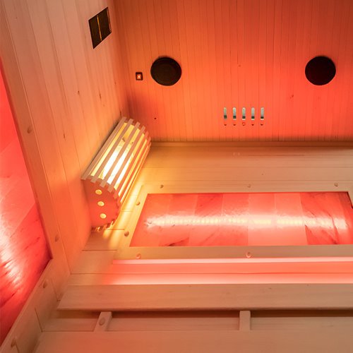 Sauna fińska 2 osobowa wysokotemperaturowa 3,5KW Harvia 120x120 cm Lark1-WD