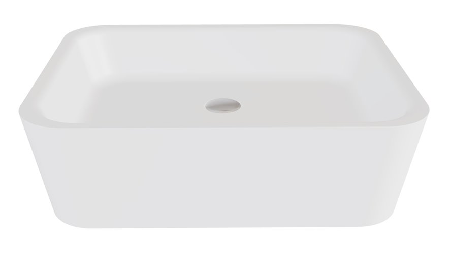 Umywalka nablatowa 40x50 cm z konglomeratu Assos Besco UMD-A-NB