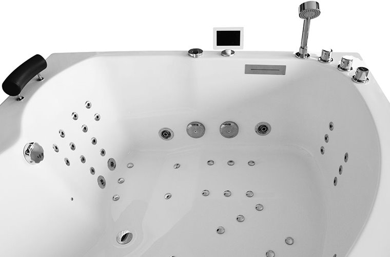 Wanna spa z hydromasażem narożna 150x150 cm MUE-0032A LEWA