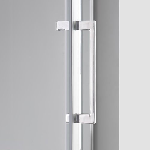 Kabina prysznicowa półokrągła 80x80 drzwi uchylne KZ92A