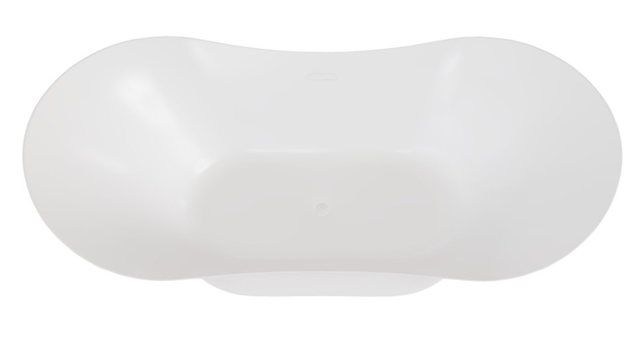 Wanna wolnostojąca 170 cm korek klik-klak chrom Amber Besco WAS-170-ABB