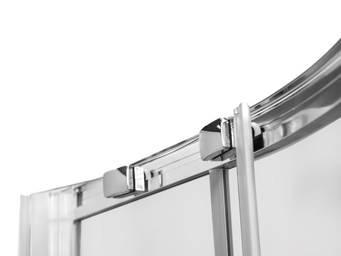 Kabina prysznicowa asymetryczna szkło mleczne 90x120 Modern Besco