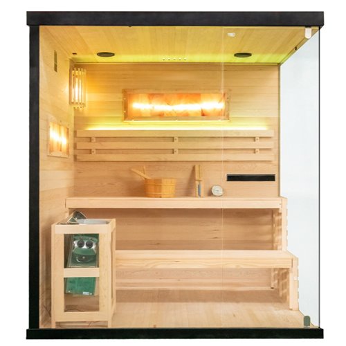 Sauna fińska 5 osobowa wysokotemperaturowa 6W Harvia 180x160 cm Lark5