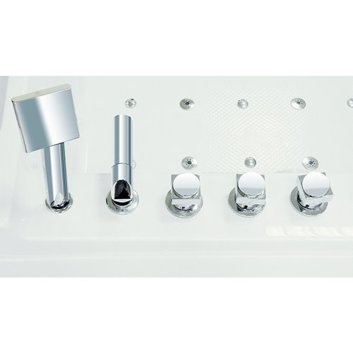 Wanna z hydromasażem prostokątna podgrzewacz wody 180x120 cm Imperia 610